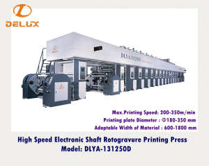 High Speed Electronic Axis Rotogravure Printing Machine (DLYA-131250D)