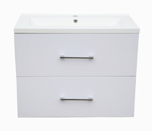 White Wooden Bathroom Cabinet (3133)