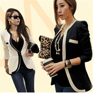 Korean Style Fashion Slim Fitting Women Business Suits (50175)