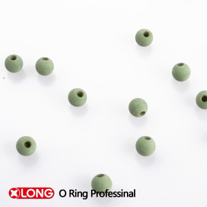 Light Green Hollow Rubber Ball Made in China